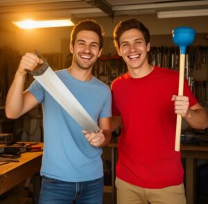 tree lopper and plumber